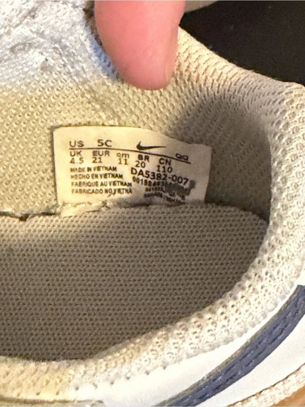 Nike Kids Sneakers size 5C